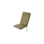 Coussin fauteuil haut goodhome tiga kaki 40 x 94 cm Coussin fauteuil haut goodhome tiga kaki 40 x 94 cm