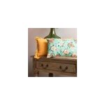 Coussin rectangle imprimé fleuri liberty l. 50 x l. 30cm deco&co Coussin rectangle imprimé fleuri liberty l. 50 x l. 30cm deco&co