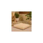 Coussin de sol storm naturel l. 50 x l. 50 cm