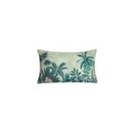 Coussin velours jungle vert jby creation l. 50 x h. 30 cm