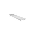 Couvre mur plat blanc effet granite 100x25x5 cm