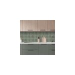 Cr�dence de cuisine d�cor zellige vert l. 200 x h. 60 x ep. 0, 3 cm