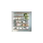 Cr�maill�re lony simple perforation 200 cm blanc form vendue par 4 pi�ces