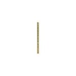 Crémaillère à visser acier laiton 1000 x 16 mm Crémaillère à visser acier laiton 1000 x 16 mm