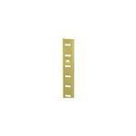 Crémaillère à visser acier laitonné 2000 x 16 mm Crémaillère à visser acier laitonné 2000 x 16 mm