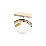 Crochet plafond � visser rond � 9 mm
