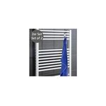 Crochets pour radiateur s�che - serviettes wenko chrom�, 2 pi�ces