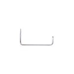 Crochet de rangement jumbo mottez l. 54, 5 cm x � 2 cm zinc