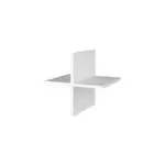 Croisillon pour �tag�re goodhome mixxit blanc