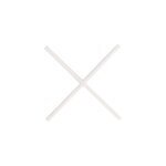 Croisillons en x 1 mm 300 unit�s rubi