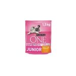 Croquettes pour chat junior one junior poulet et c�r�ales compl�tes 1, 5kg