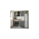 Cuisine compl�te goodhome stevia gris brillant sans �lectrom�nager