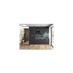 Cuisine complte monte all in laetitia gris anthracite l. 240 cm avec lectromnager