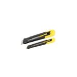 Cutter 9 et 18 mm stanley - 2 pièces Cutter 9 et 18 mm stanley - 2 pièces