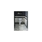 Dalle pvc adhsive poprock carreaux de ciment noir et blanc 30 x 30 cm goodhome (vendue au carton)