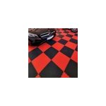 Dalle pvc garage industy fortelock rouge l. 51 x l. 51 cm