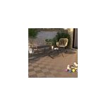 Dalle de terrasse composite marron angara klikstrom 40 x 40 cm Dalle de terrasse composite marron angara klikstrom 40 x 40 cm