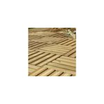 Dalle de terrasse pin marron blooma brantas 50 x 50 cm Dalle de terrasse pin marron blooma brantas 50 x 50 cm