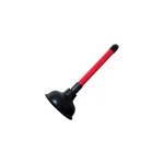 Dboucheur ventouse  10 cm plastique rouge et noir