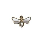 D�coration murale miroir abeille dor� satin� emde