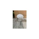 Dcoration de nol champignon blanc  led 21cm feeric light & christmas