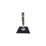Descente d'eaux pluviales alu et embase epdm -  65 mm x 500 mm