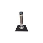 Descente d'eaux pluviales alu et embase epdm -  95 mm x 500 mm