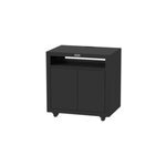 Desserte roulante pour cuisine extérieur acier noir le marquier Desserte roulante pour cuisine extérieur acier noir le marquier
