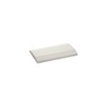 Chaperon de mur 2 pentes en b�ton coloris blanc l. 500 x l. 300 x �p. 32 mm