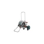 Dvidoir sur roues gardena cleverroll m mtal quip avec tuyau d'arrosage 25m