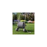 Dvidoir sur roues en mtal quip avec tuyau d'arrosage 40m durum goodhome