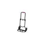 Diable pliant capacit maxi 80 kg en aluminium et acier roues pneumatiques l. 41 x p. 48 x h. 99 cm