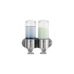 Distributeur double de savon effet bross simplehuman
