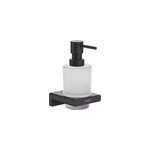 Distributeur de savon liquide noir mat addstoris hansgrohe