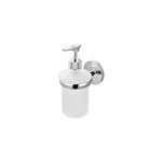 Distributeur de savon mural en verre et chrom ormara goodhome