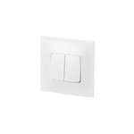 Double interrupteur ou va - et - vient legrand neptune 0 913 21 coloris blanc 10 a