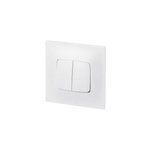 Double poussoir legrand neptune blanc