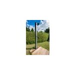 Douche solaire en pvc avec rince pieds et rservoir de 35l