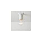 Douille culot e27 diall r�sine blanche