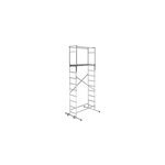 Echafaudage roulant hailo hobbystep h5 hauteur de travail max 4m50