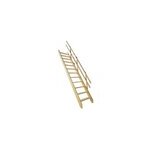 Echelle de meunier en kit bois sans contremarches