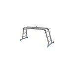 Echelle multiposition en aluminium mac allister 4 x 3 marches - 3. 17 m