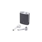 Ecouteurs connectés bluetooth boîtier gris Ecouteurs connectés bluetooth boîtier gris