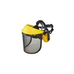 Visire de protection avec casque antibruit site