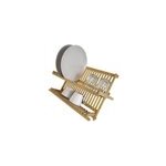 gouttoir  vaisselle pliable en bambou clair