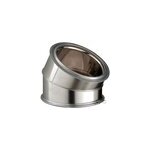 Elment de coude 30 180 mm poujoulat
