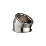 Elment de coude 30 230 mm poujoulat