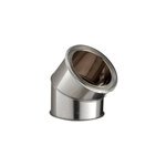 Elment de coude 45 180 mm poujoulat