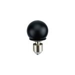 Embout boule pour barre � rideau goodhome 19 mm araxos noir