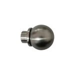 Embout boule pour barre à rideau goodhome 19 mm athens gris Embout boule pour barre à rideau goodhome 19 mm athens gris